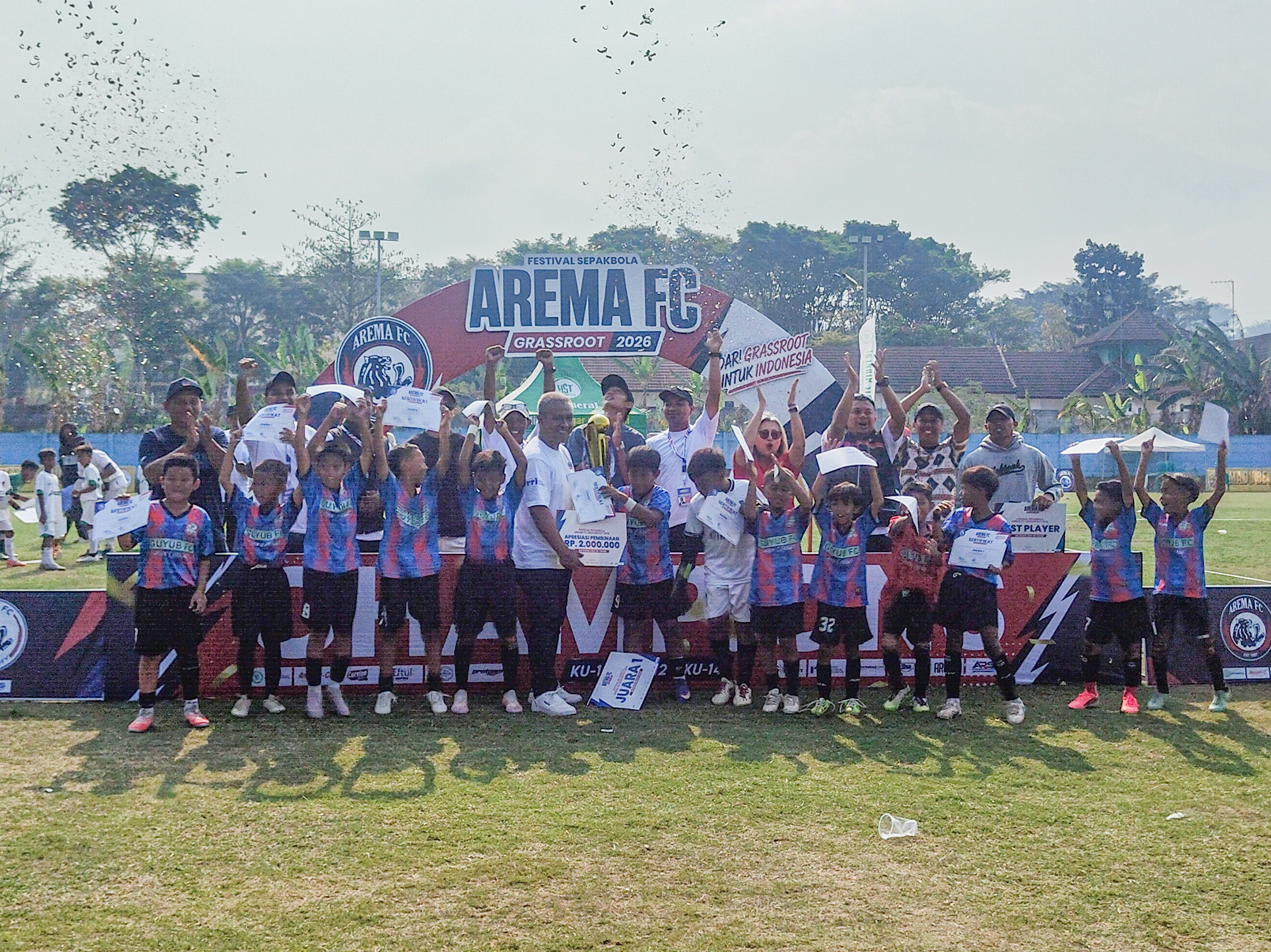 Guyub FC Malang Juara, Berikut Barisan Terbaik Festival Akademi Arema FC Grassroot 2026 KU-10