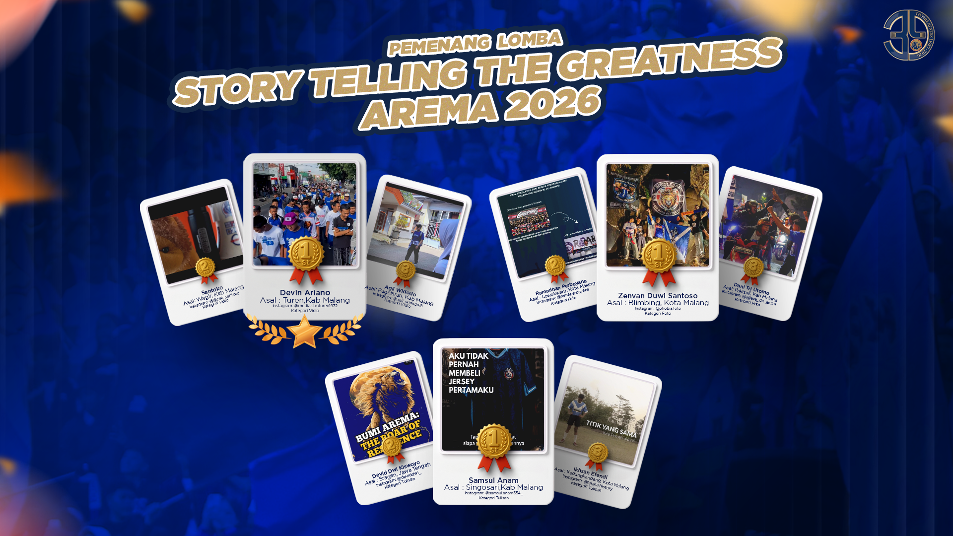 Sembilan Pemenang Lomba Story Telling 'The Greatness' Diumumkan, Puluhan Karya Bersaing jadi Terbaik