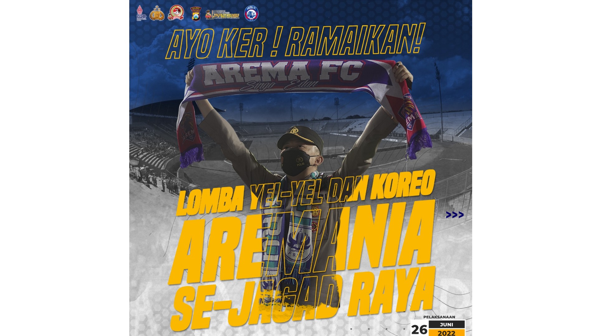 Gelar Lomba Yel-yel dan Koreo Aremania, Manajemen Arema FC Apresiasi Kapolres Malang 